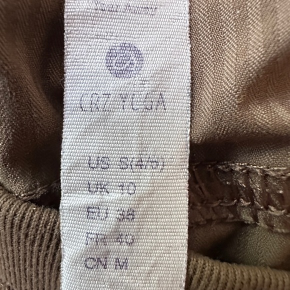 Title: CRZ YOGA Olive Green Ruched Ankle Joggers | Size Small (4/6) Active Wear - Picture 4 of 9
